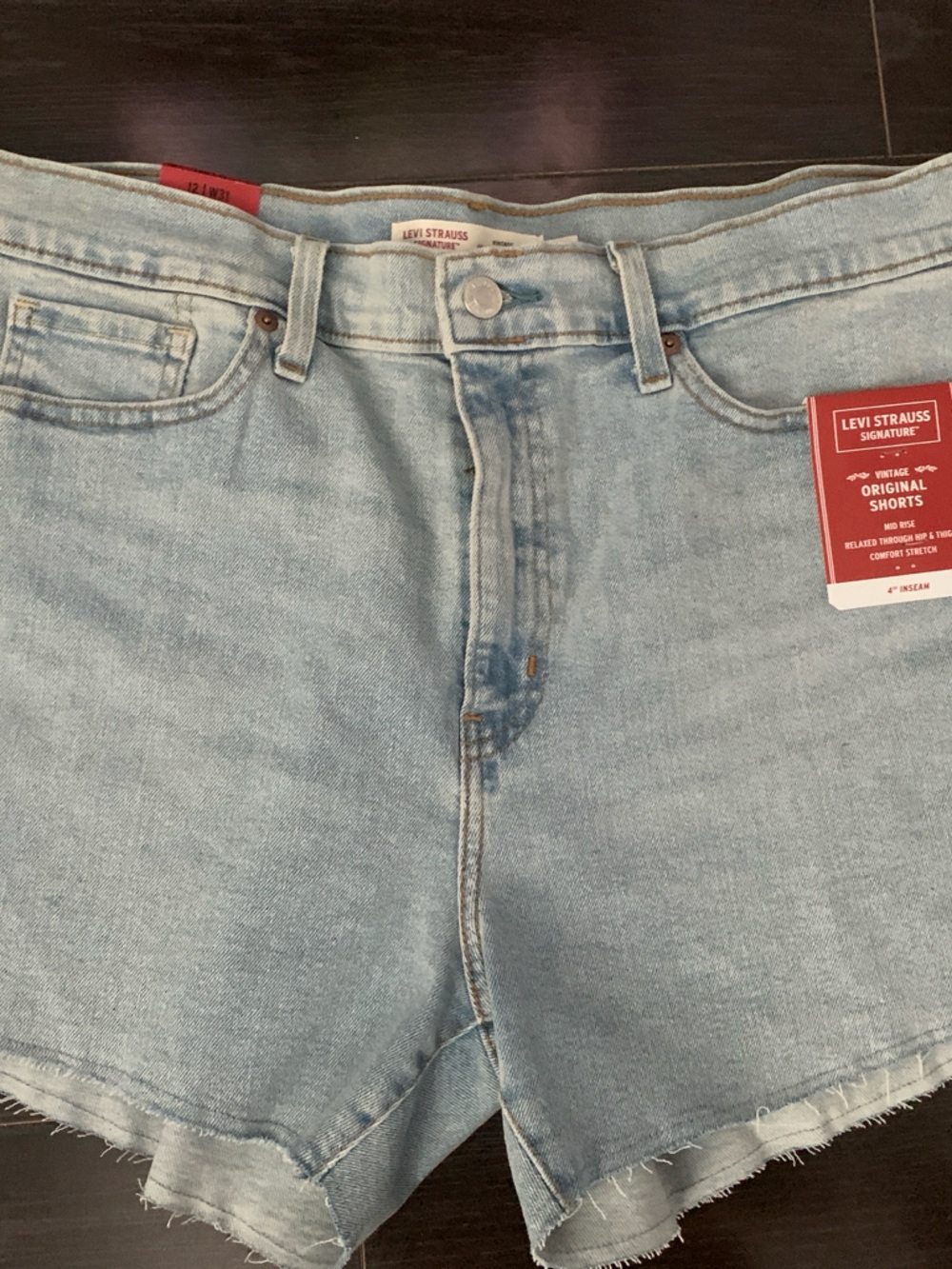 Levi's Light Blue Denim Cutoff Shorts - Women's